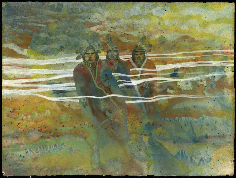"Three Brothers", 1981. Collection of Dr. Sharon Malotte. Image courtesy Nevada Museum of Art